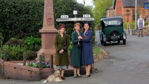 Film and Television Production designer Dominic Hyman Homefires set photo