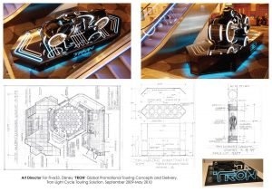 Disney Tron display stand