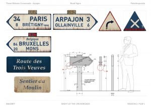 production designer for the ITV feature length drama Maigret at the Cross Roads.