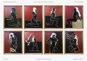 Artwork Sign designs used on TV Series Maigret