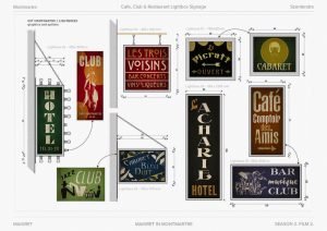 TV Production Designer TV Signs Series Maigret